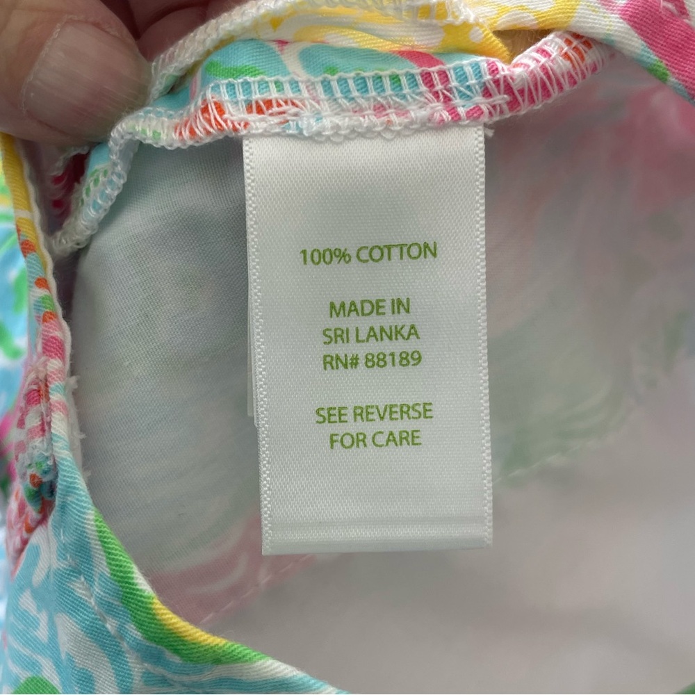 Lilly Pulitzer Resort Multi State Patch Twill Cal… - image 6